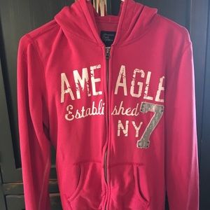 Pink American Eagle Hoodie (M)